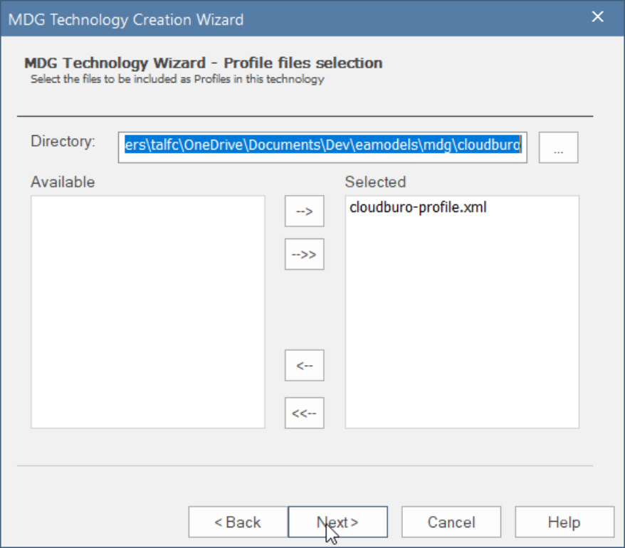 Devcloudburo How To Create A Mdg Technology File In Sparx Enterprise