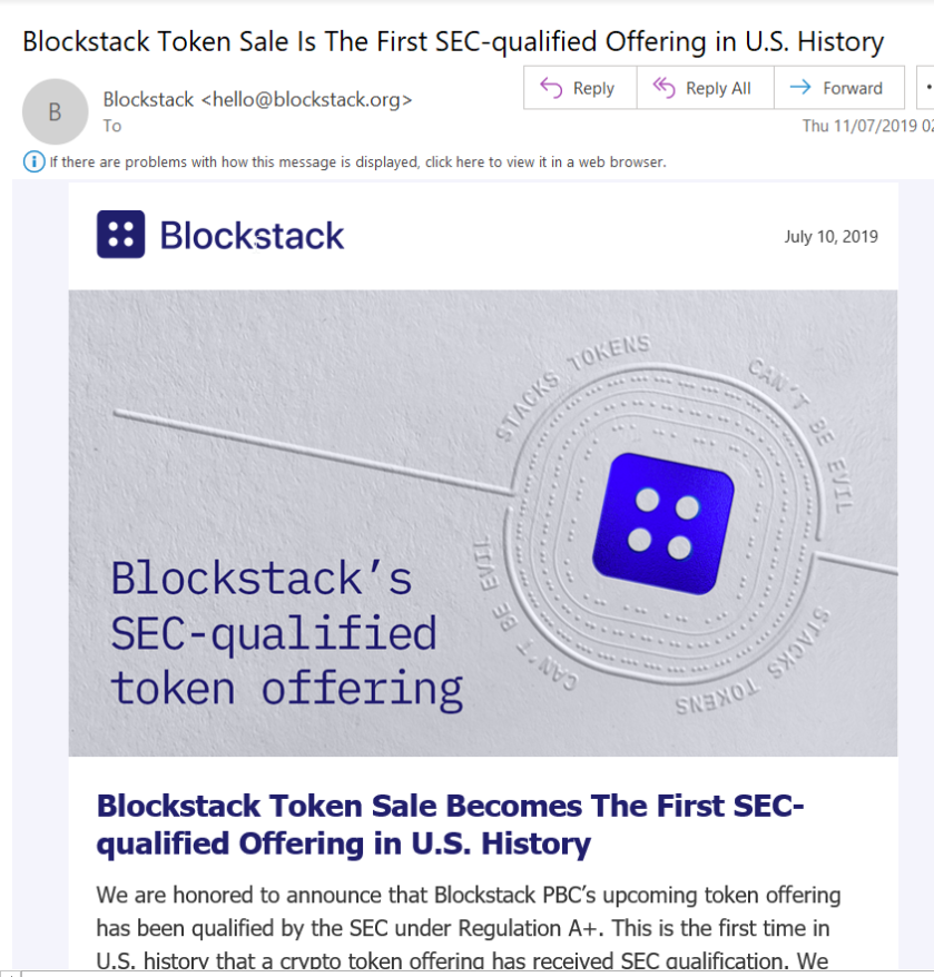 blockchain company approved by sec